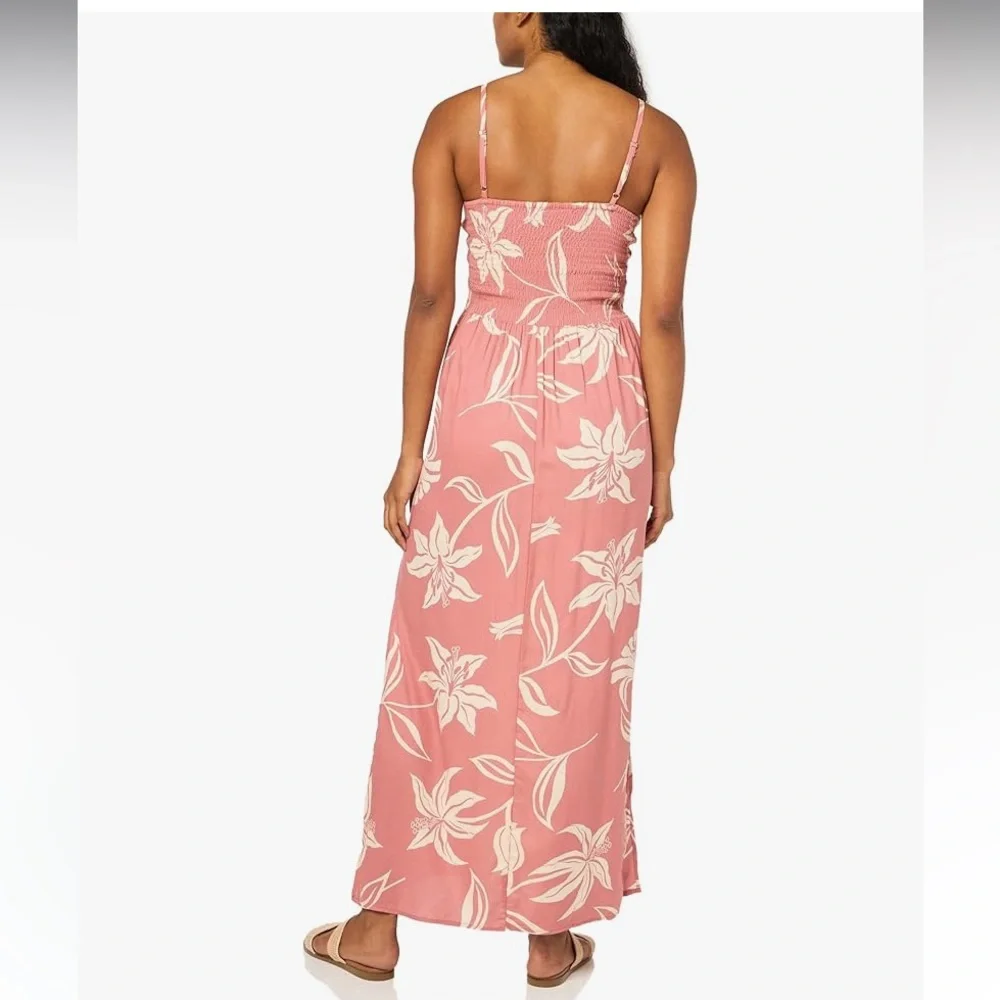 NWOT Angie Floral Front Twist Front Peekaboo Maxi Dress - Picture 6 of 8